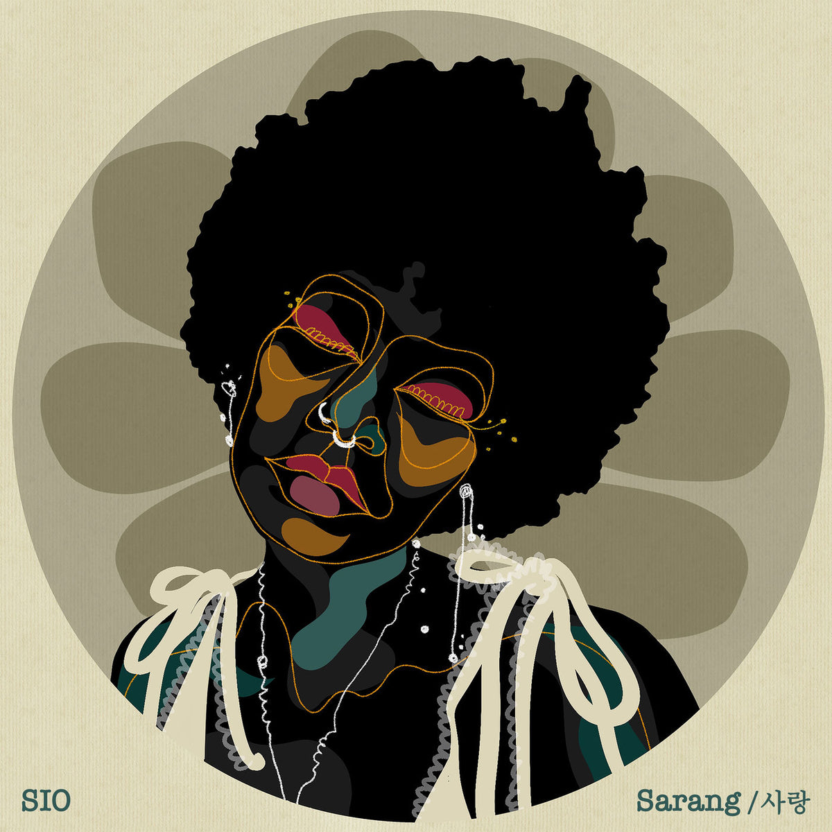 SIO – Sarang vinyl record cover