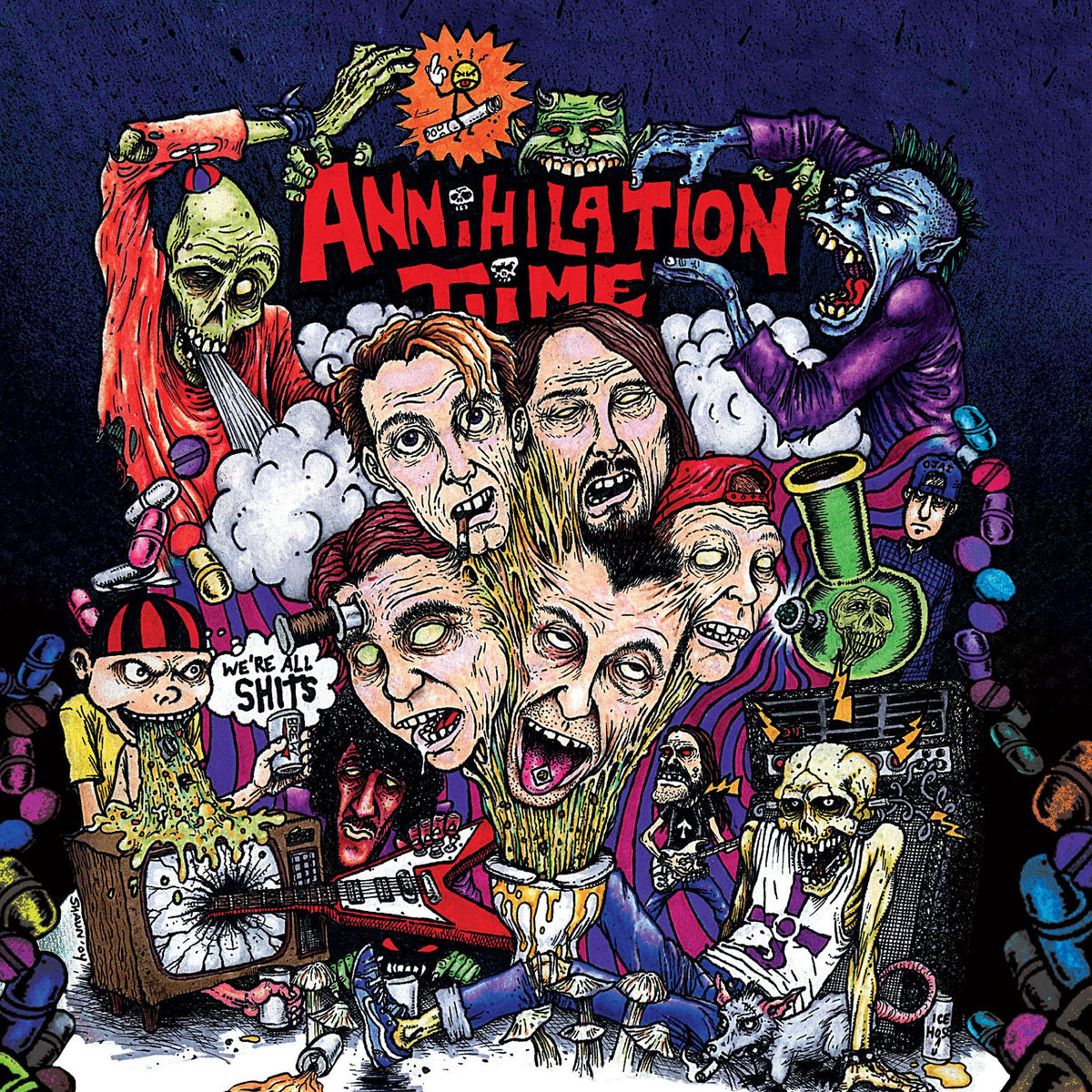 Annihilation Time – II vinyl record cover