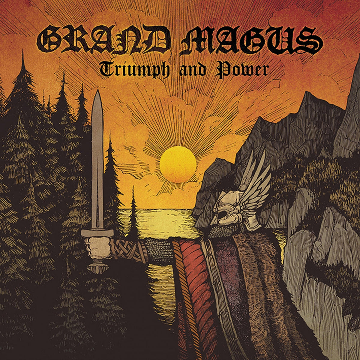 Grand Magus – Triumph and Power vinyl record cover