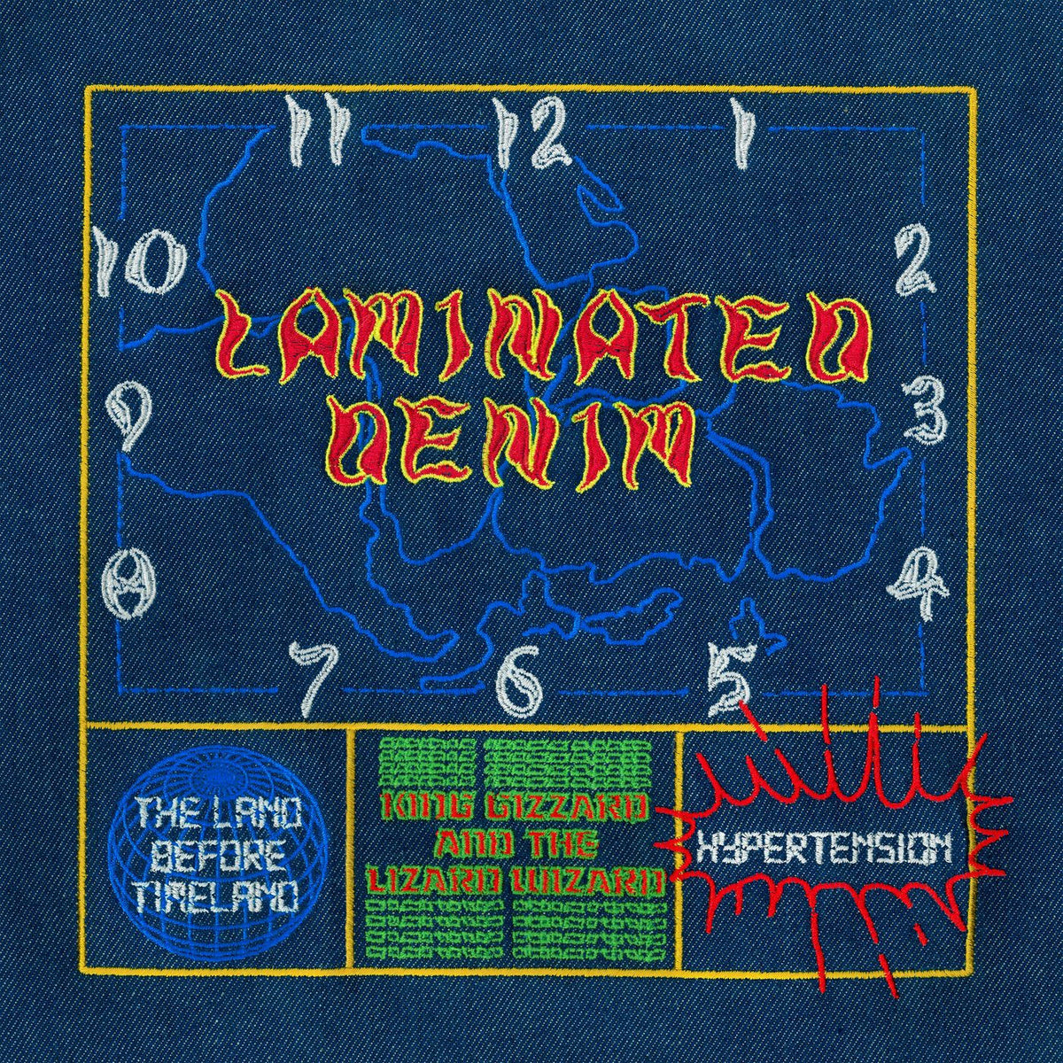 King Gizzard & The Lizard Wizard – Laminated Denim vinyl record cover