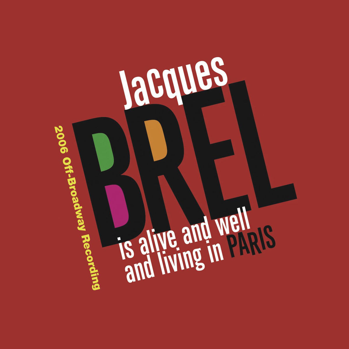 Jacques Brel – Jacques Brel Is Alive and Well and Living in Paris vinyl record cover