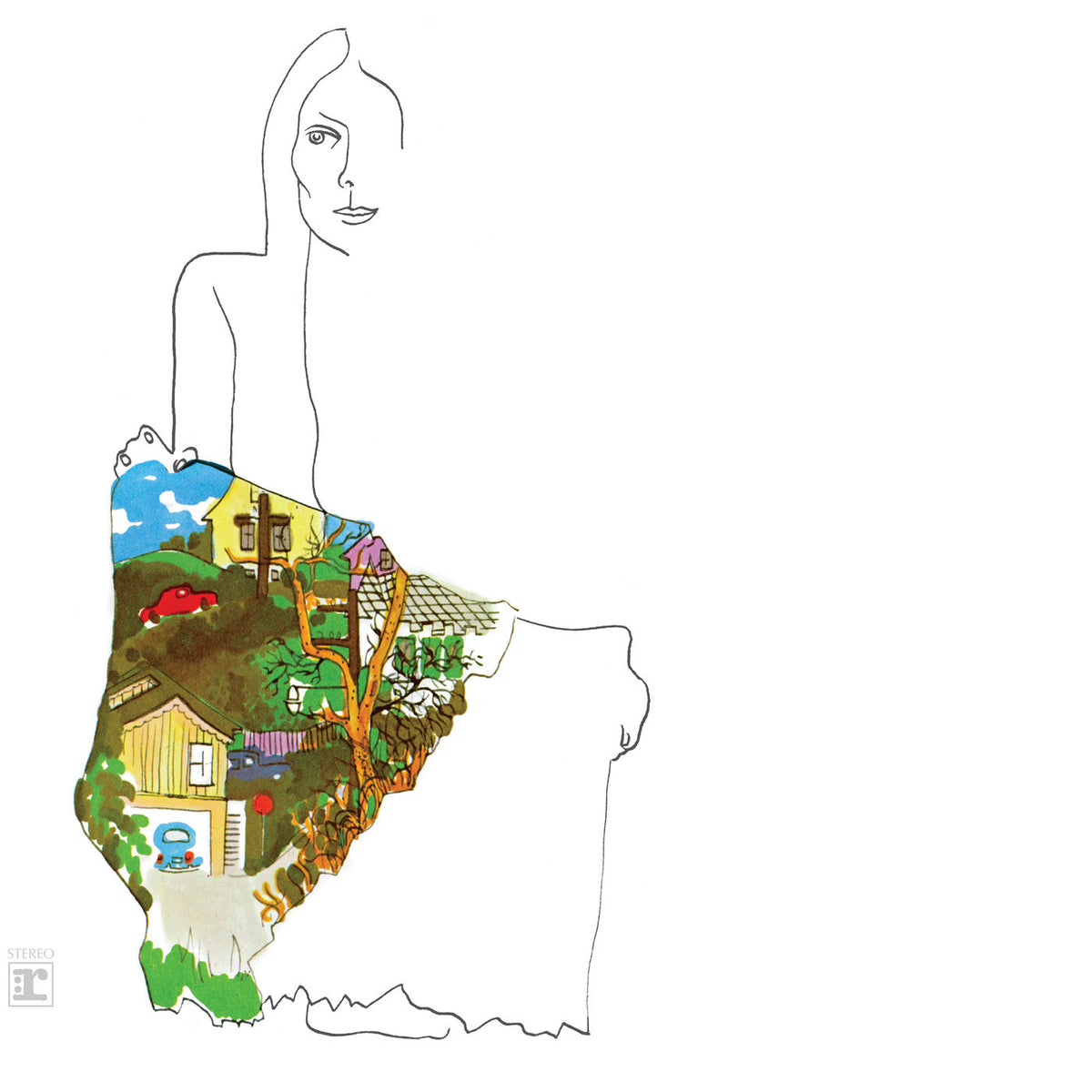 Joni Mitchell – Ladies Of The Canyon (Transparent Green Vinyl) (Indies) (Coloured Vinyl) vinyl record cover