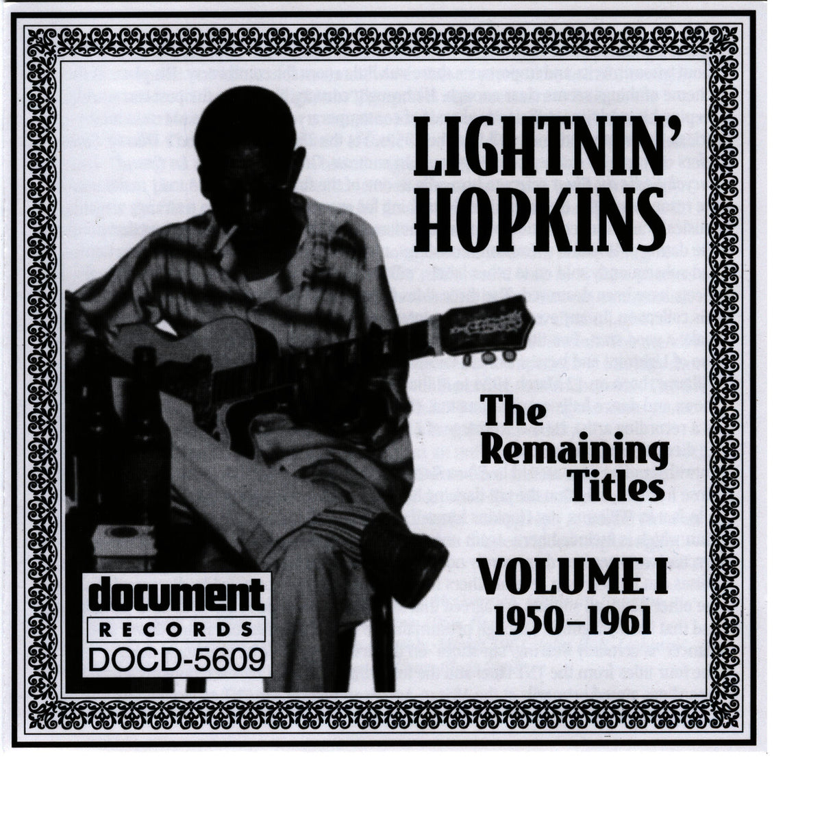 Lightnin' Hopkins – Lightnin' Hopkins vinyl record cover