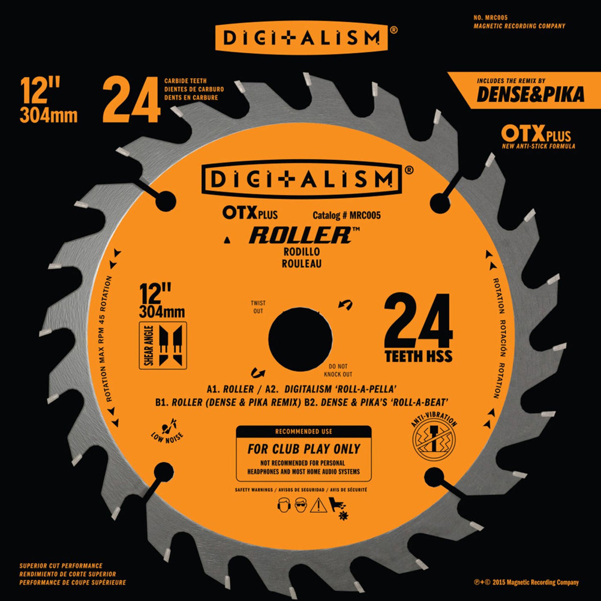 Digitalism – Roller vinyl cover