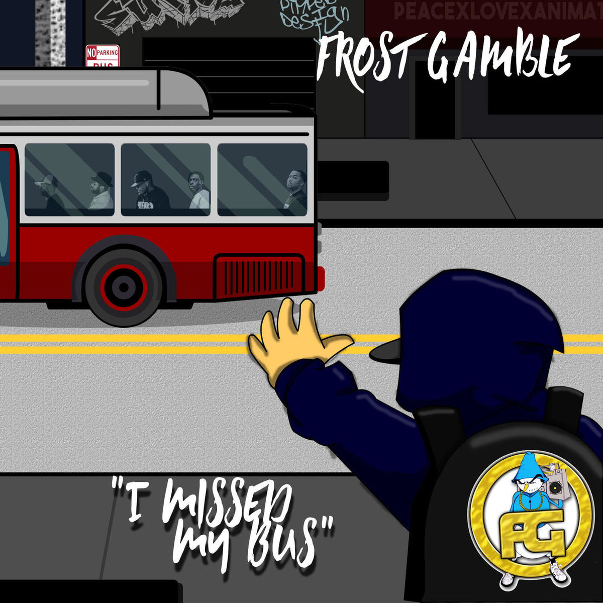 Frost Gamble – I Missed My Bus vinyl record cover