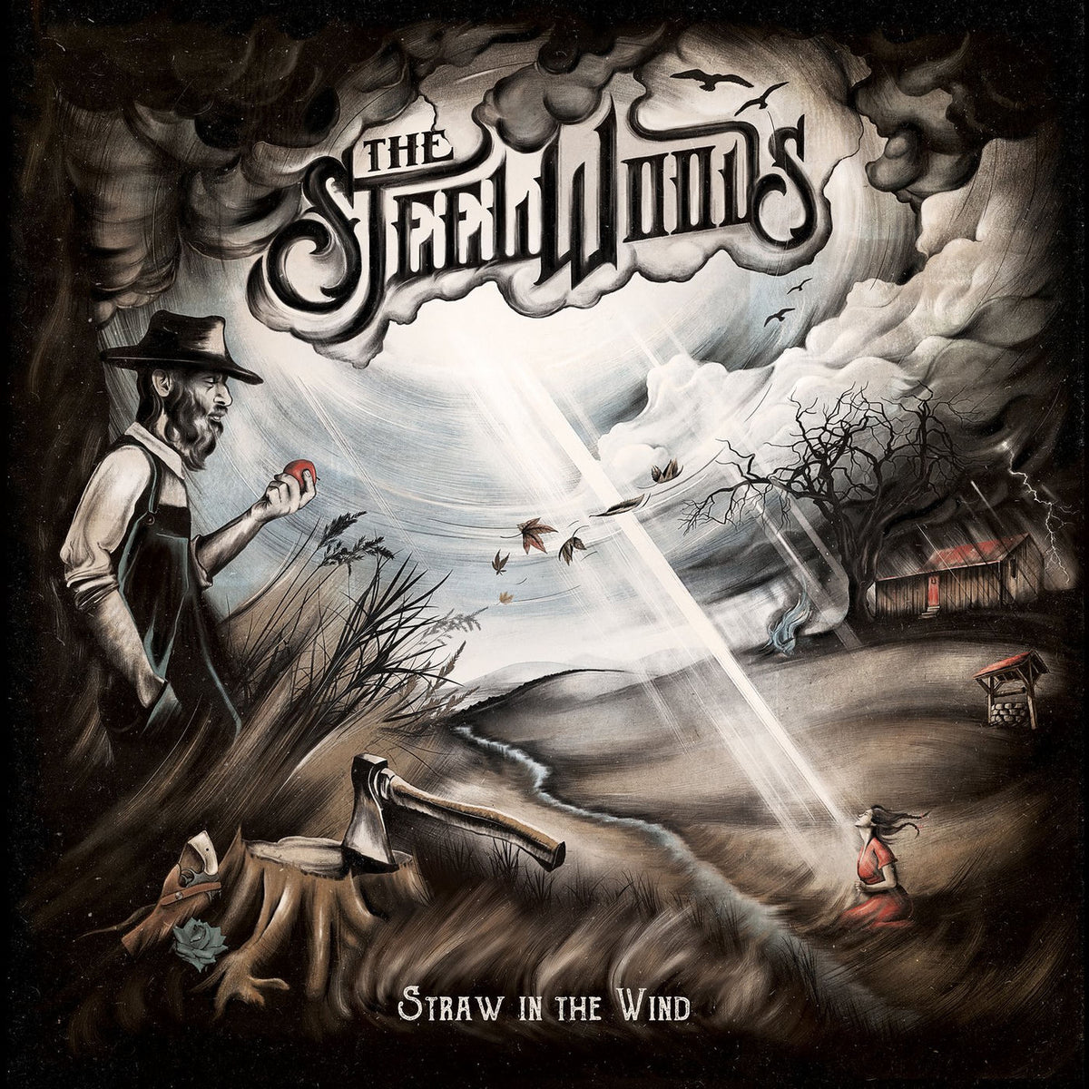The Steel Woods – Straw in the Wind vinyl record cover