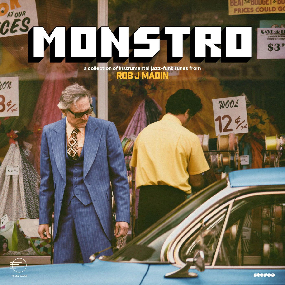 Rob J Madin – MONSTRO vinyl cover