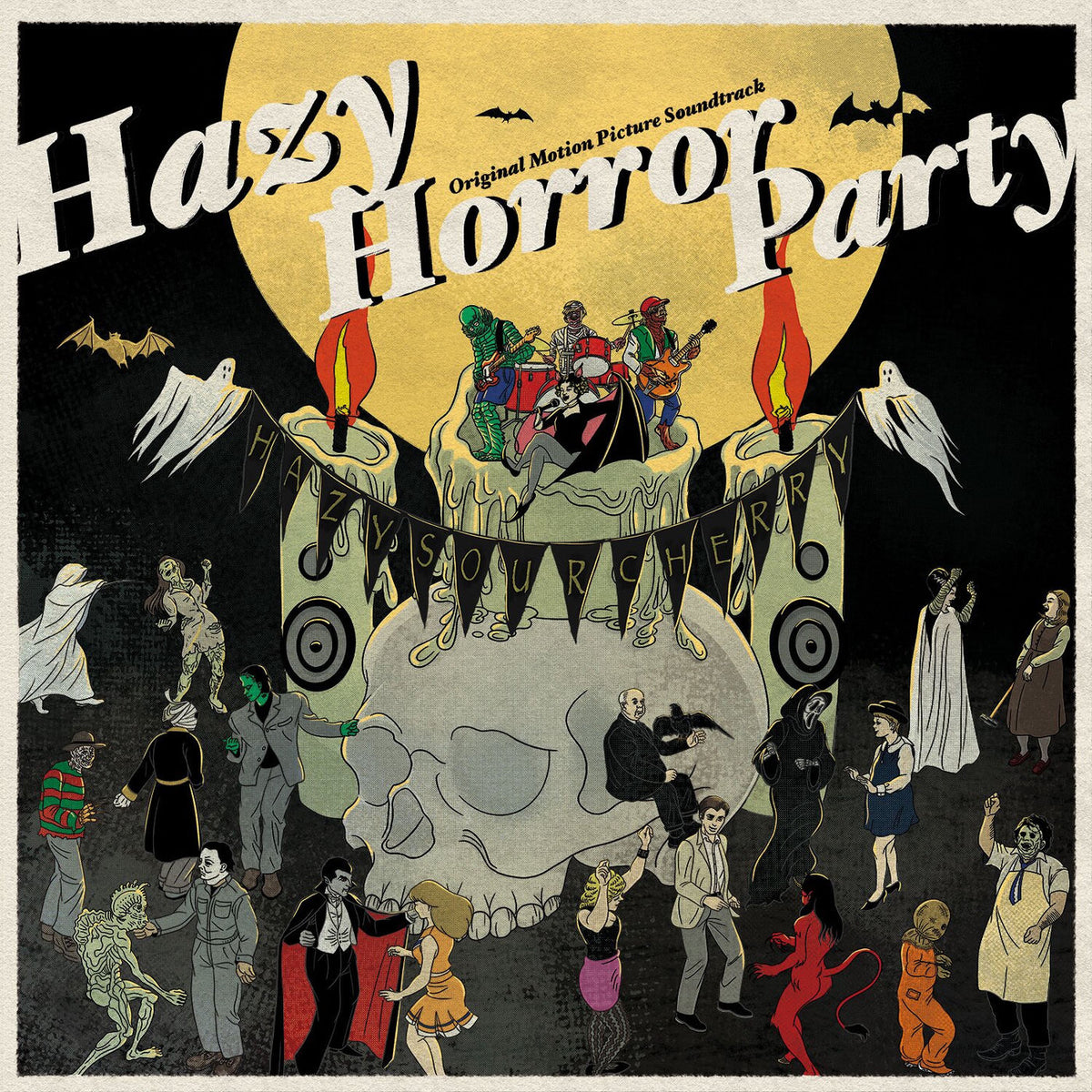 Hazy Sour Cherry – Hazy Horror Party vinyl cover