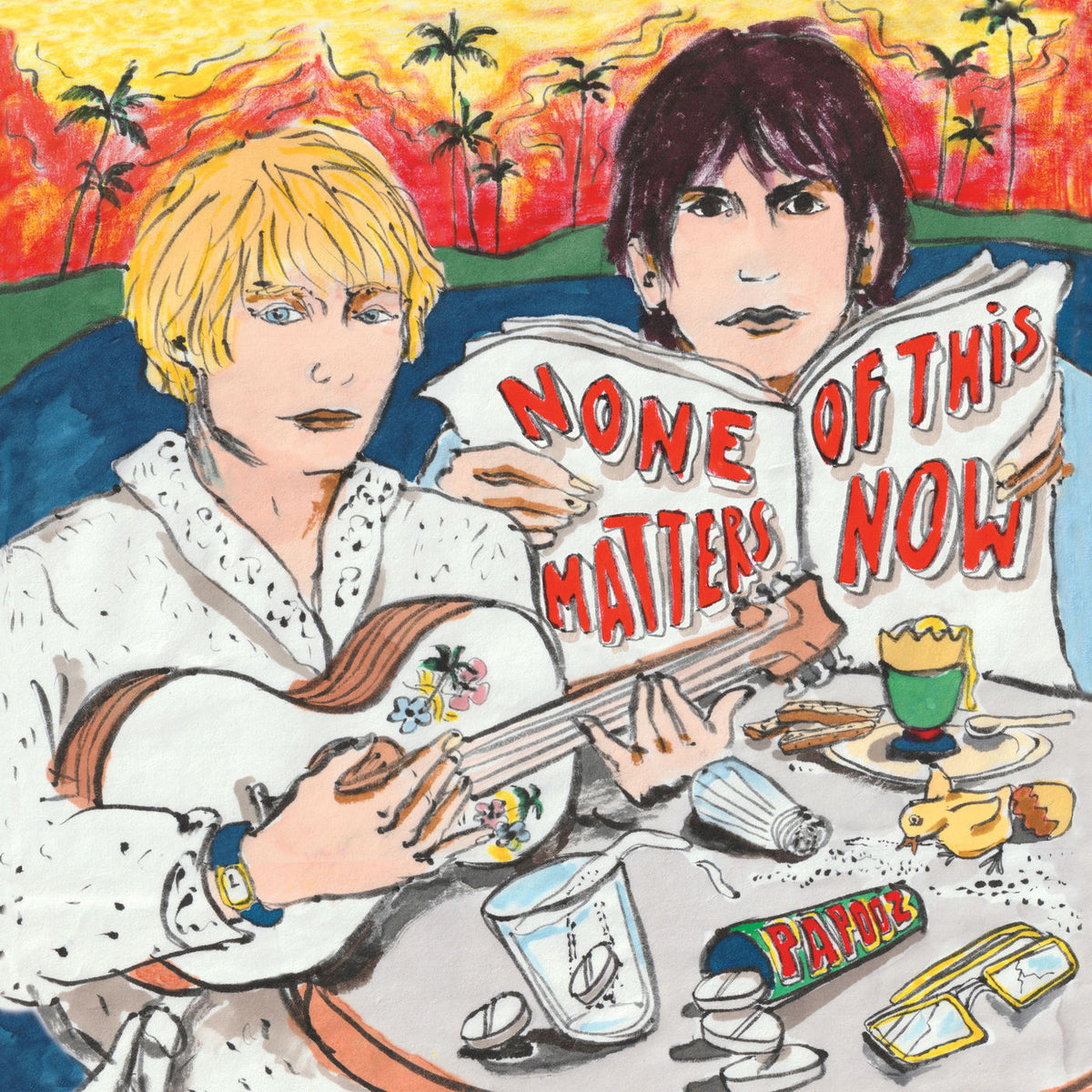 Papooz – None of This Matters Now vinyl record cover