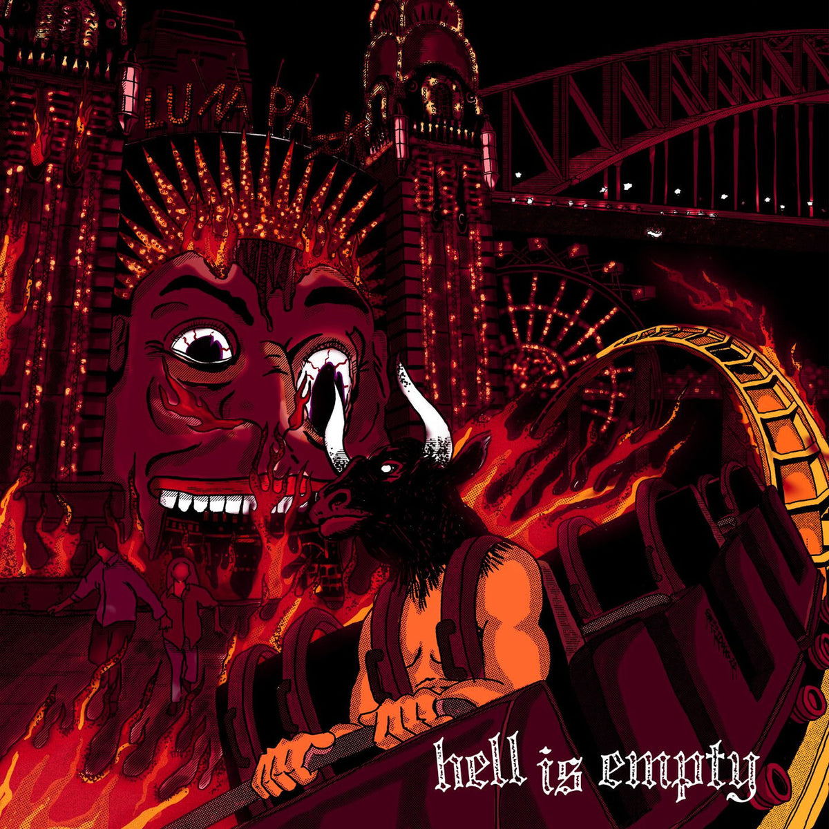 Phantoms – Hell Is Empty vinyl cover