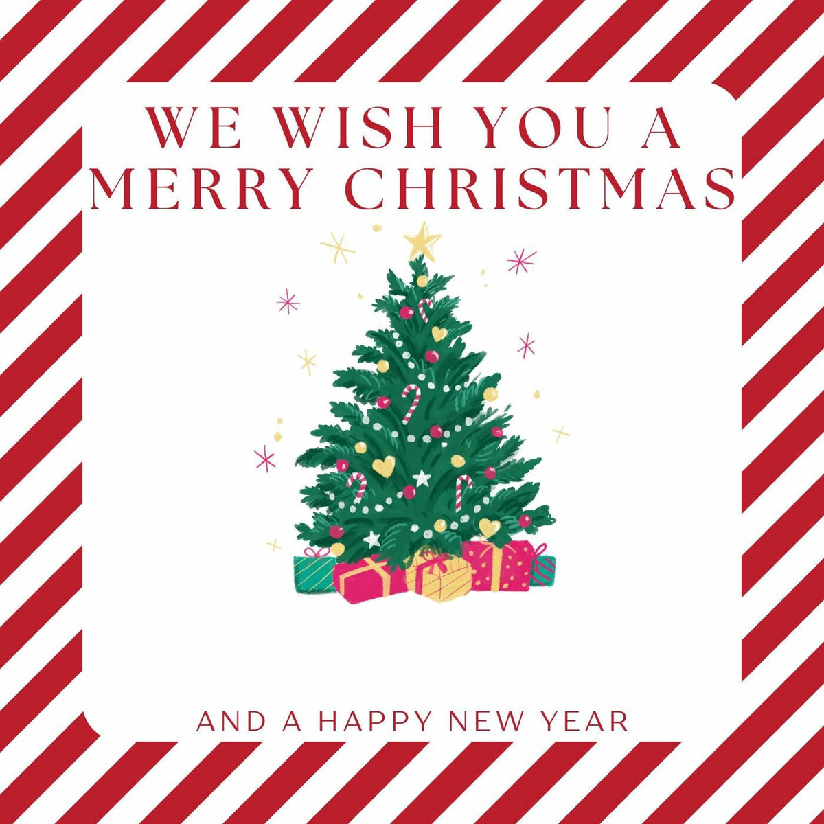 Various Artists – Merry Christmas And A Happy New Year vinyl record cover