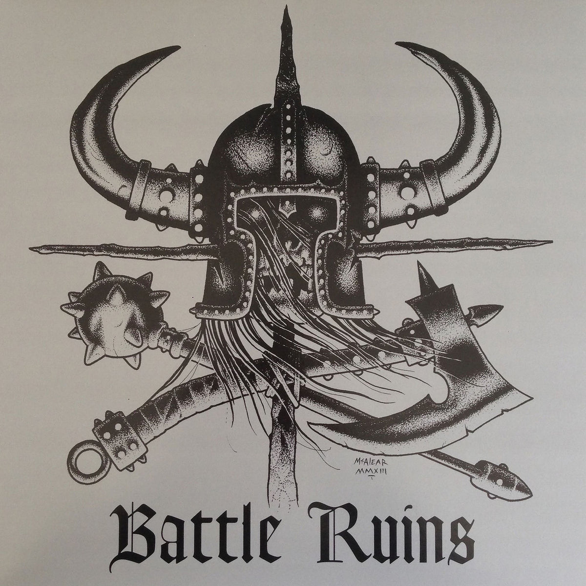Battle Ruins – Battle Ruins vinyl record cover