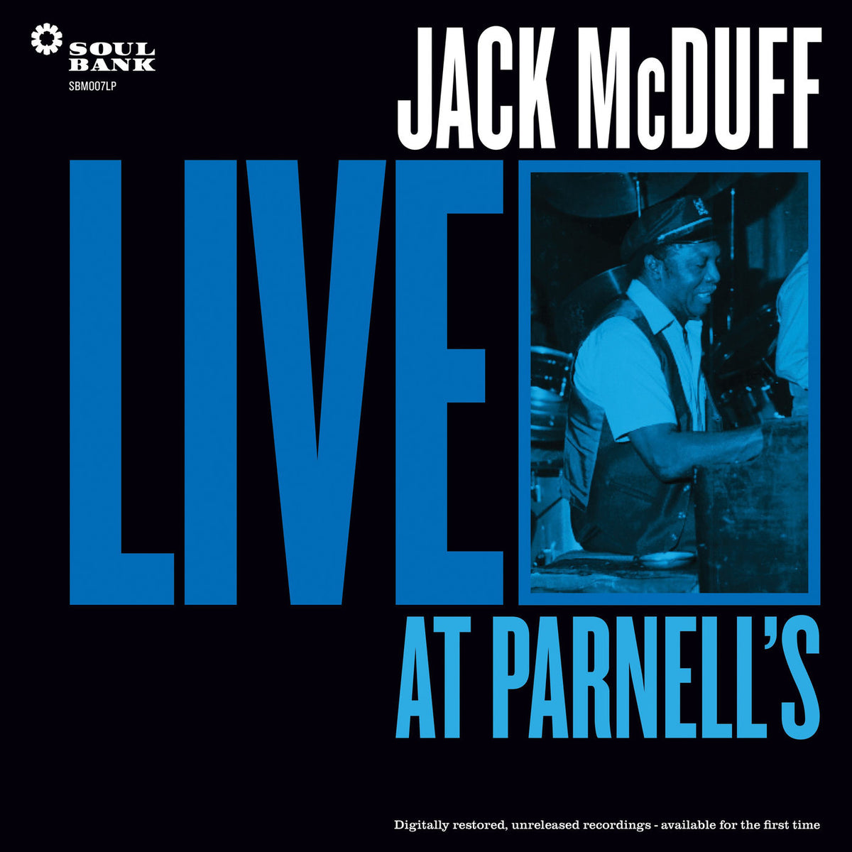 Jack McDuff – Live at Parnell's vinyl record cover