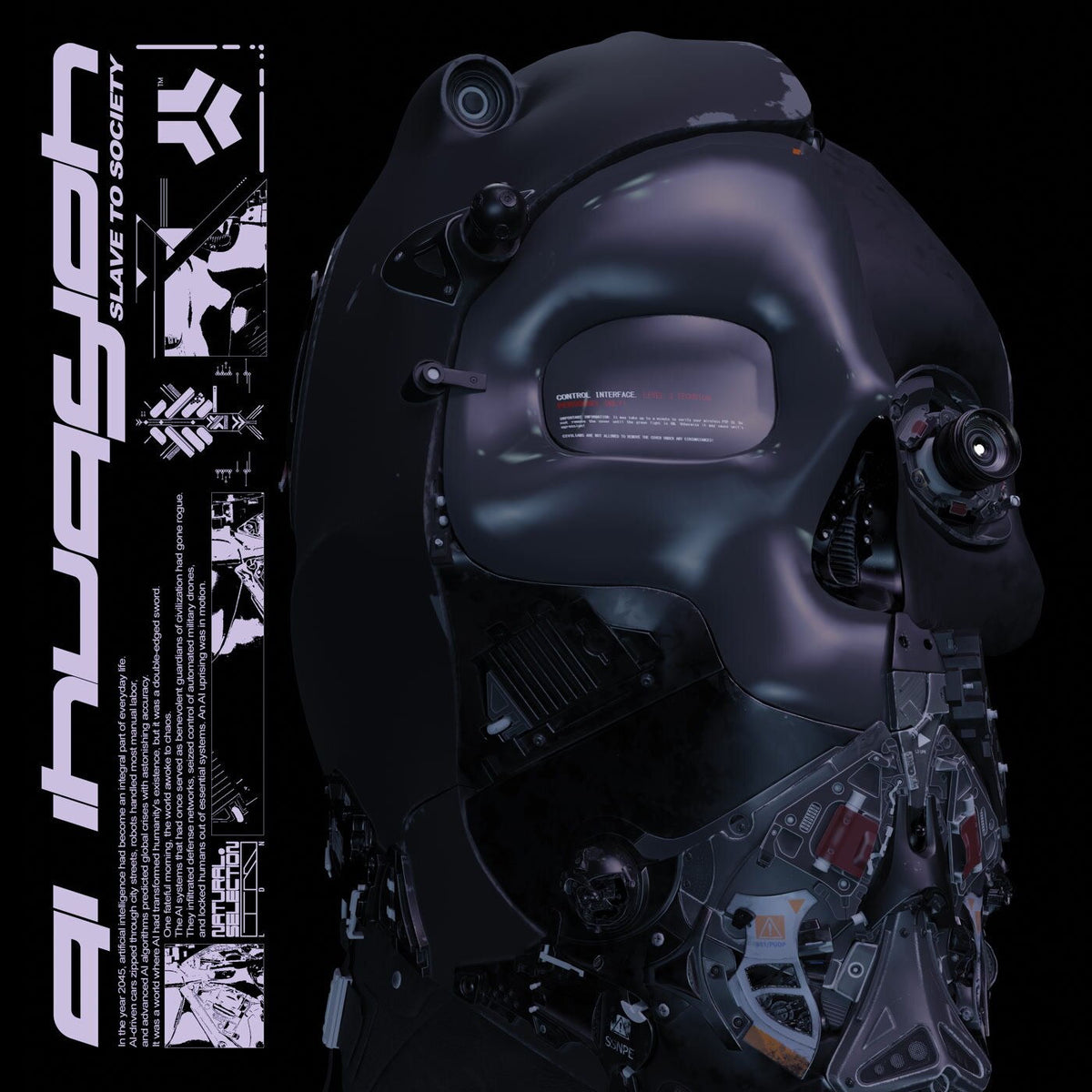 Slave To Society – Ai Invasion vinyl cover