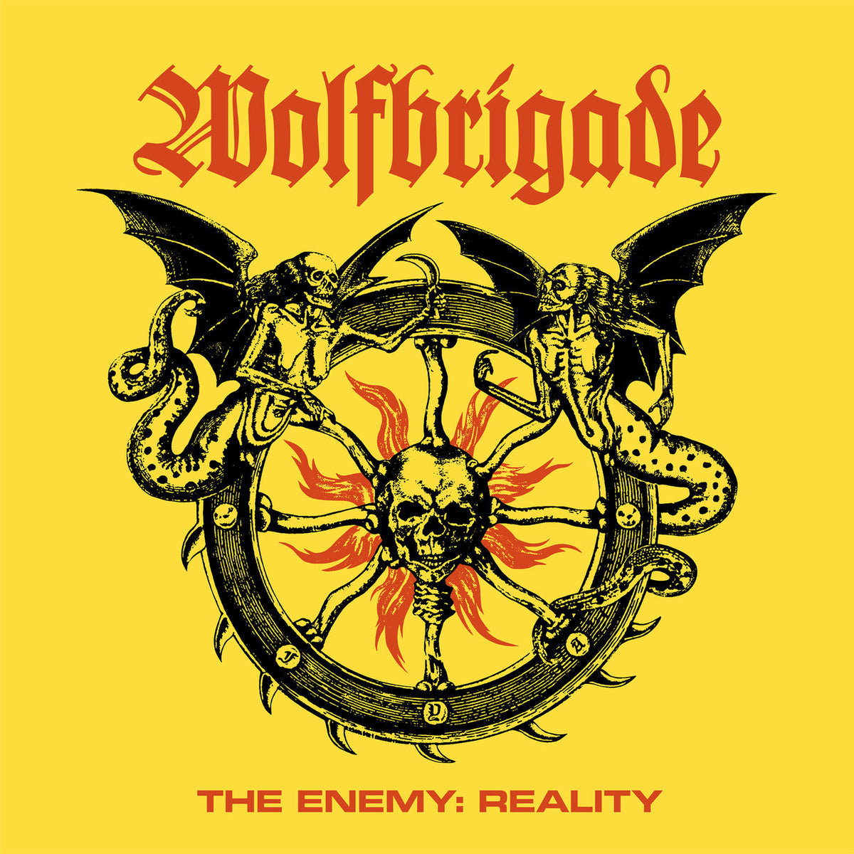 Wolfbrigade – The Enemy: Reality vinyl record cover