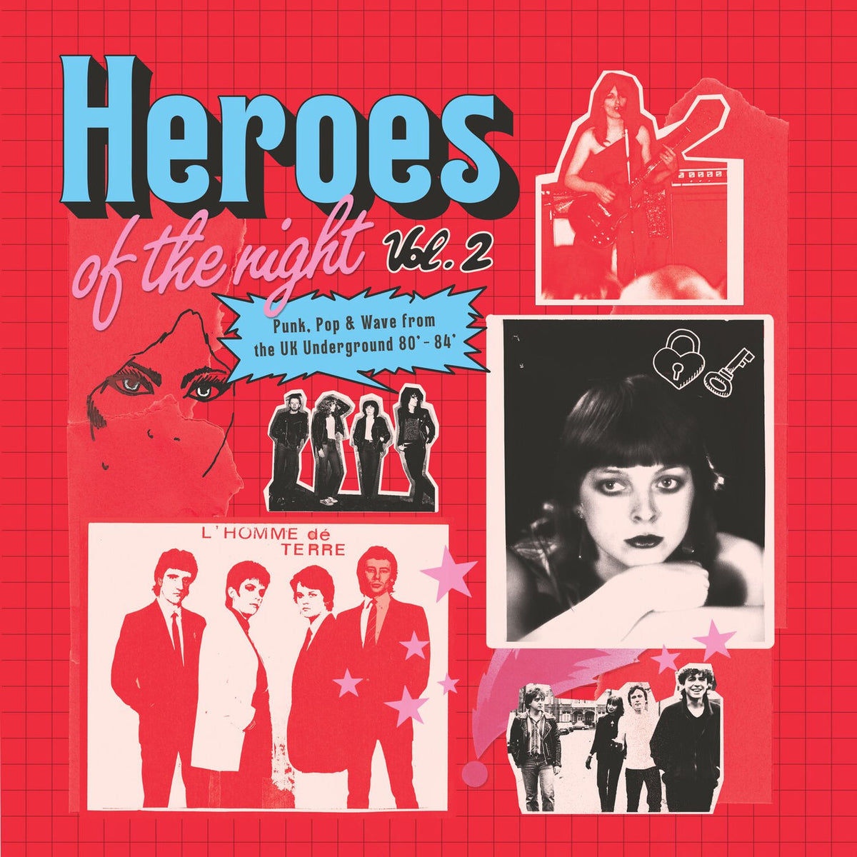 Various Artists – Heroes Of The Night Vol.2 vinyl record cover