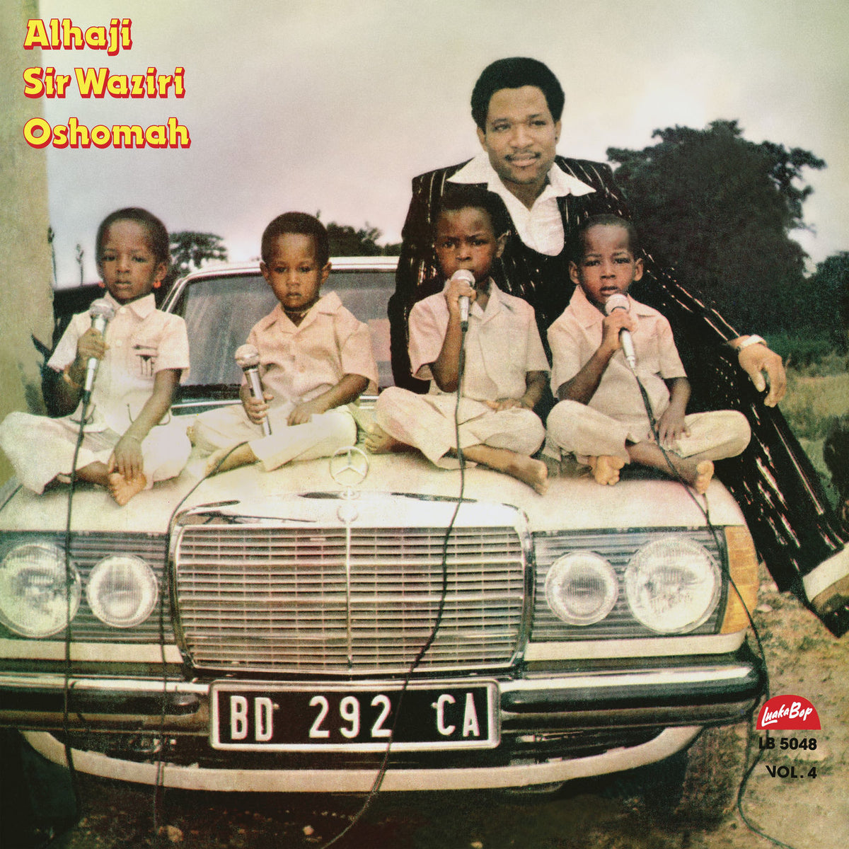 Alhaji Waziri Oshomah – Vol. 4 vinyl cover