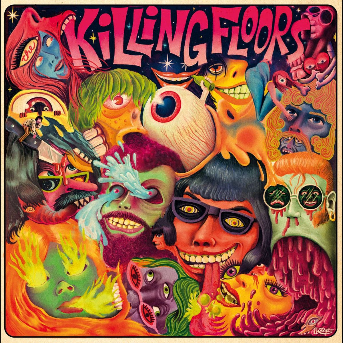 The Killing Floors – Los Angeles Chicano R'N'R vinyl record cover