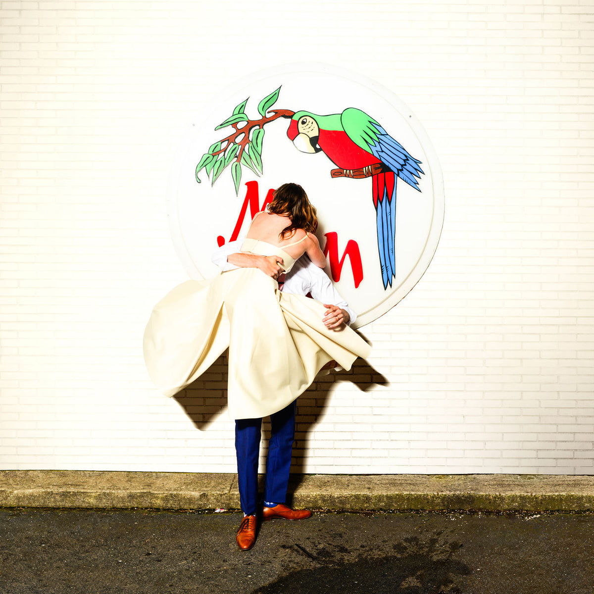 Sylvan Esso – What Now vinyl record cover