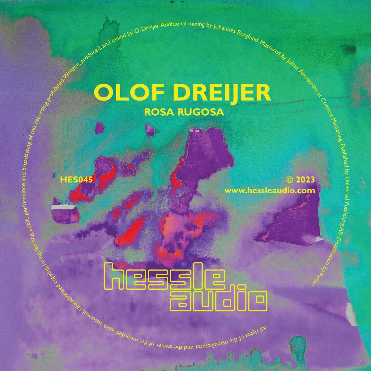 Olof Dreijer – Rosa Rugosa vinyl cover