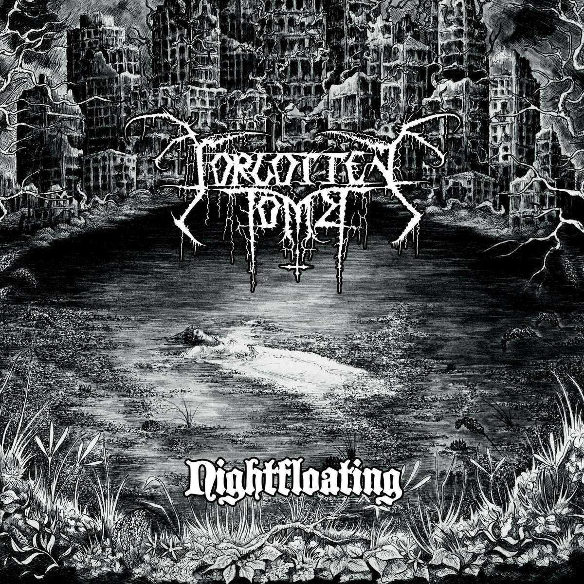 Forgotten Tomb – Nightfloating vinyl record cover