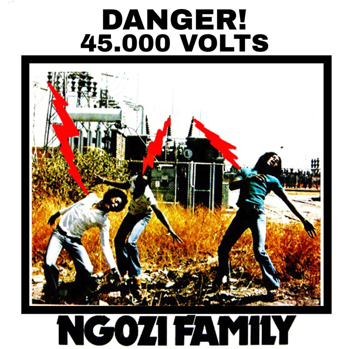 Ngozi Family – 45,000 Volts vinyl record cover