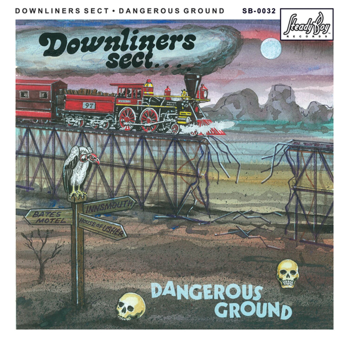 Downliners Sect – Dangerous Ground vinyl record cover
