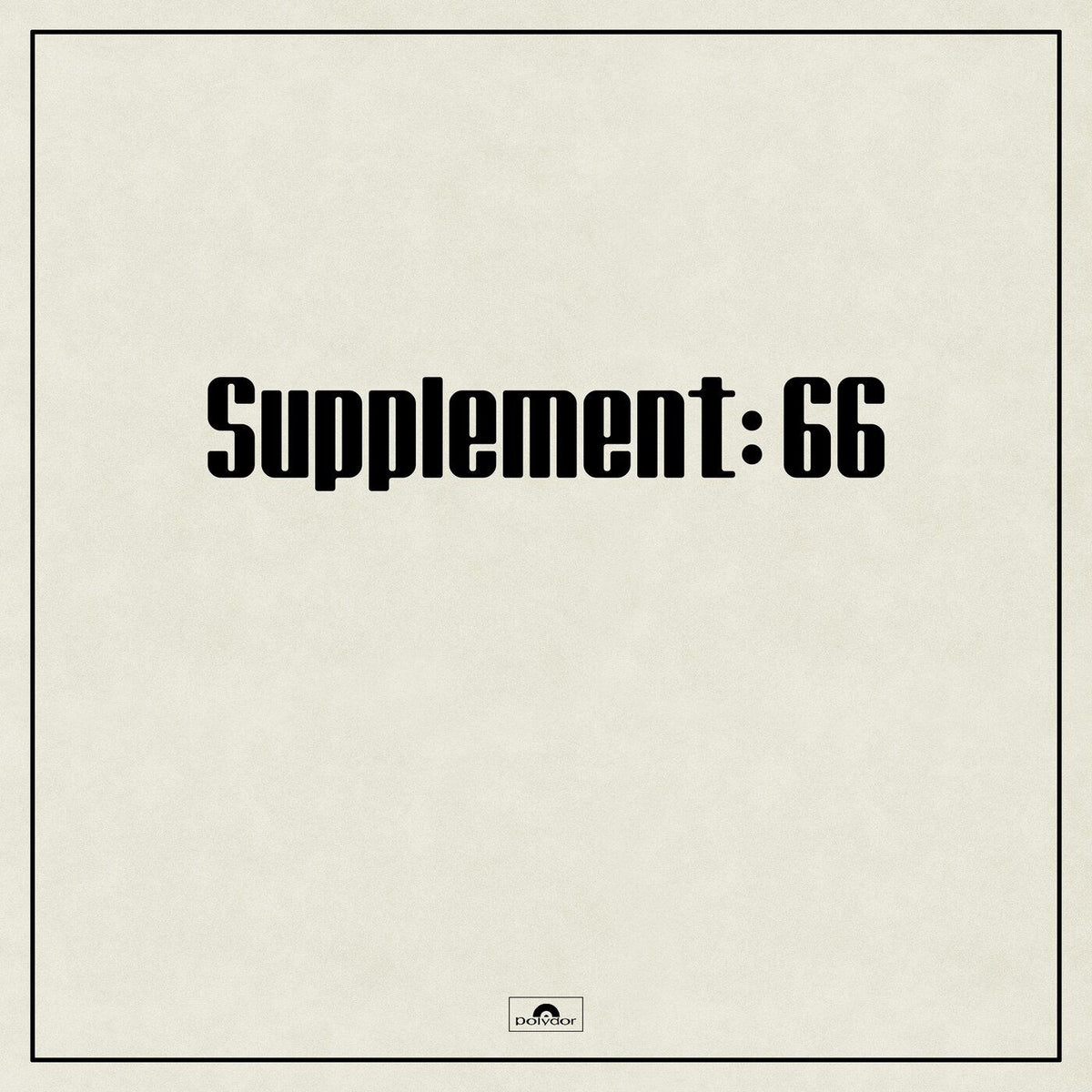 Paul Weller – Supplement: 66 vinyl cover
