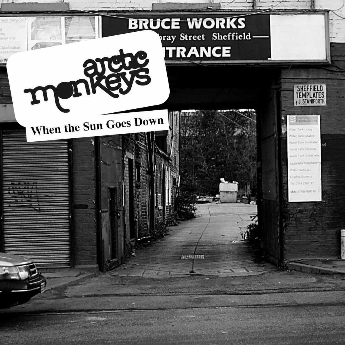 Arctic Monkeys – When The Sun Goes Down vinyl cover