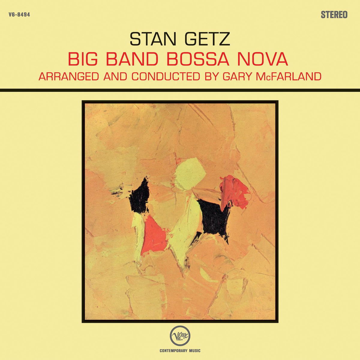 Stan Getz – Big Band Bossa Nova vinyl record cover