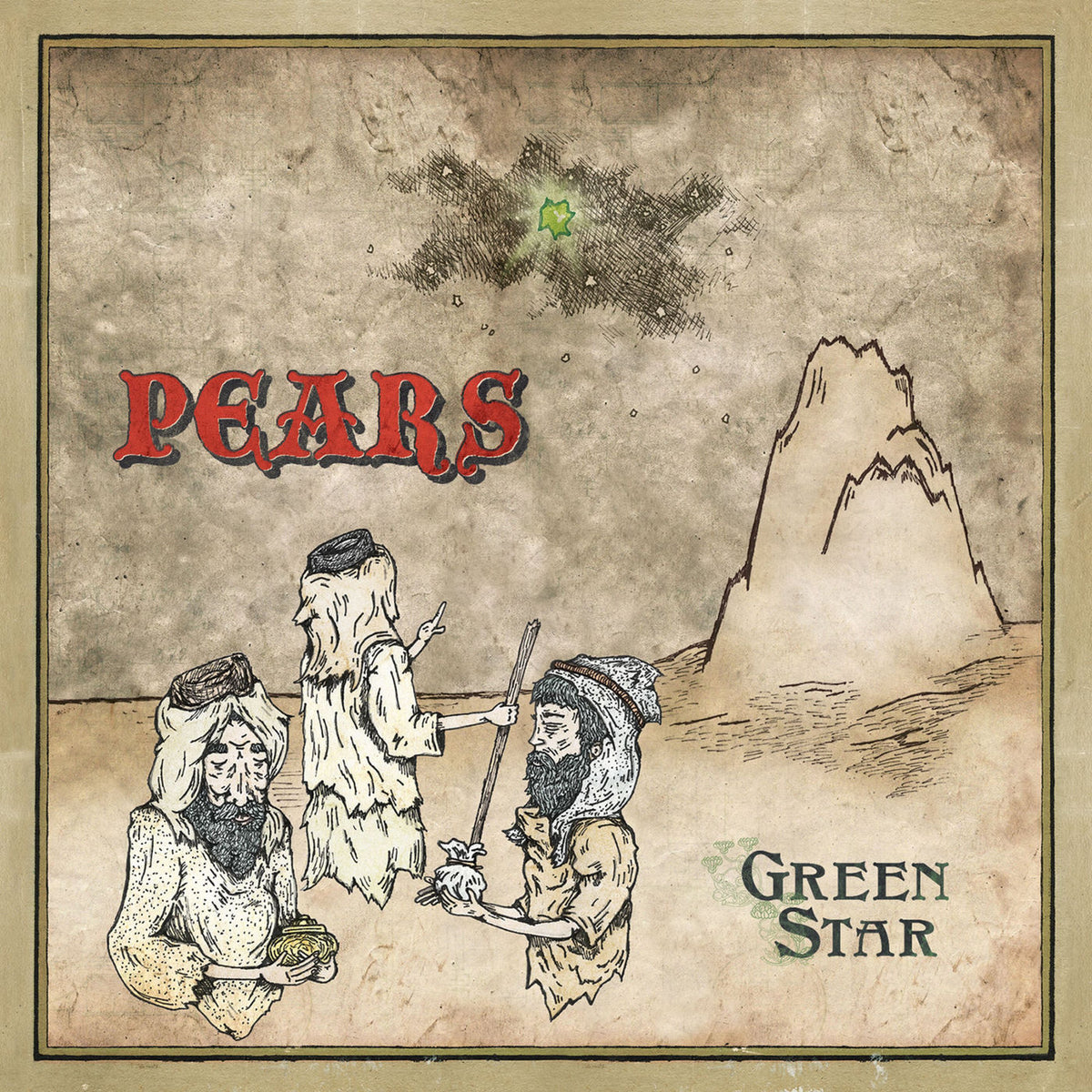Pears – Green Star vinyl record cover