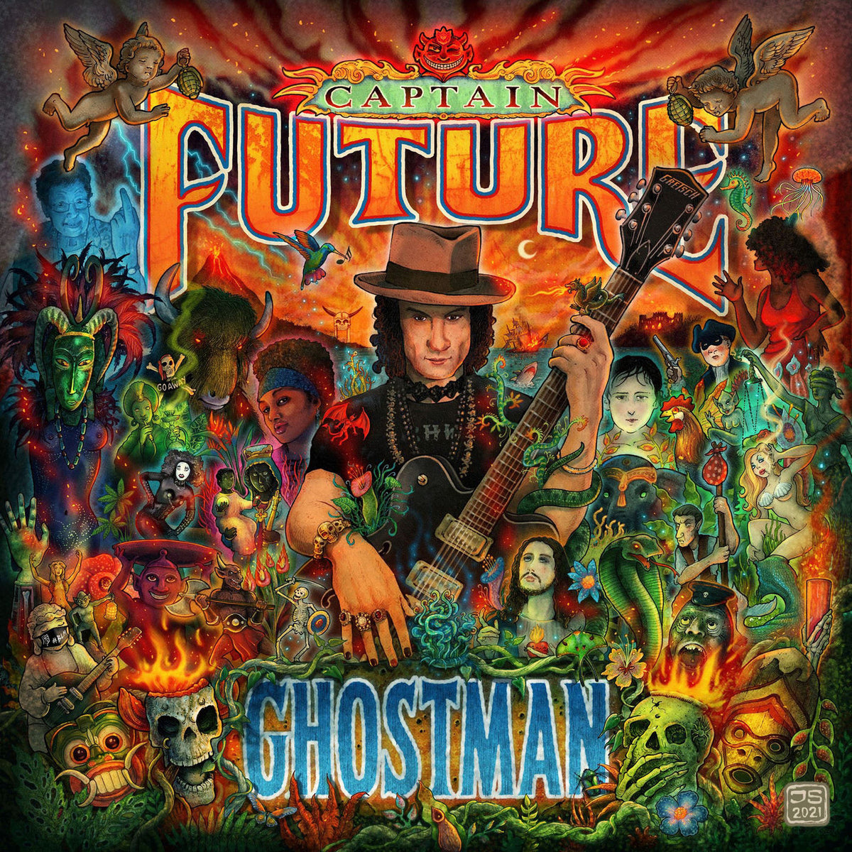 Captain Future – Ghostman vinyl record cover