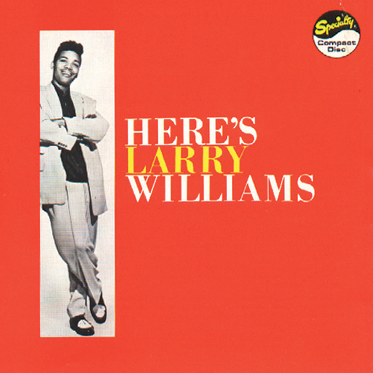 Larry Williams – Here's Larry Williams vinyl record cover