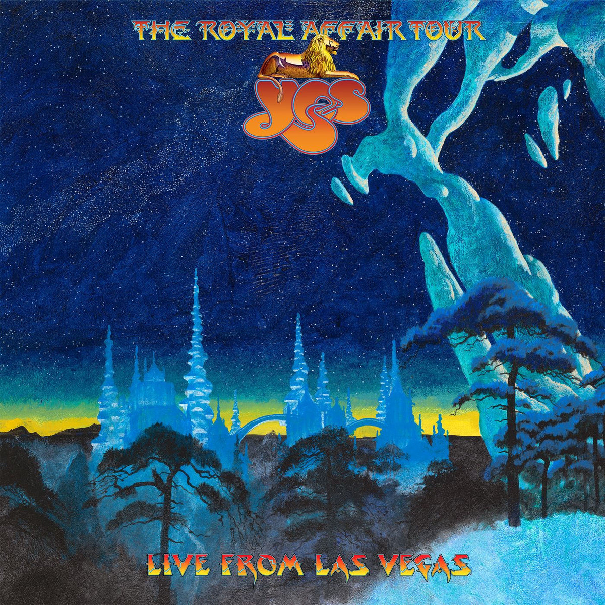 YES – The Royal Affair Tour (LIVE IN LAS VEGAS) vinyl record cover