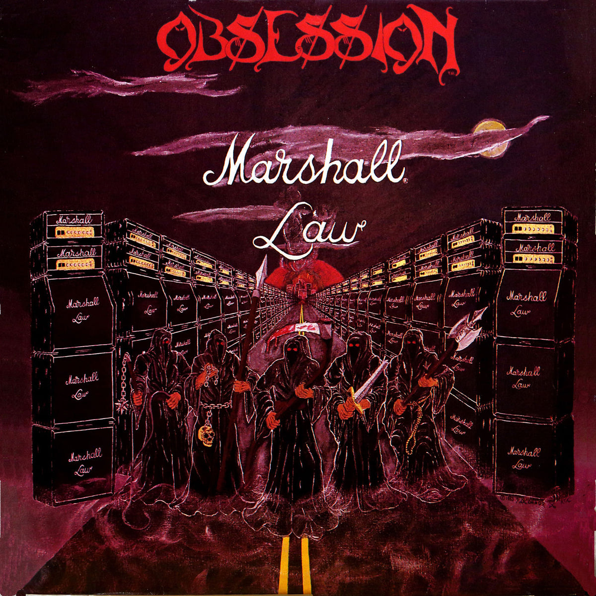 Obsession – Marshall Law (Coloured Vinyl) vinyl record cover