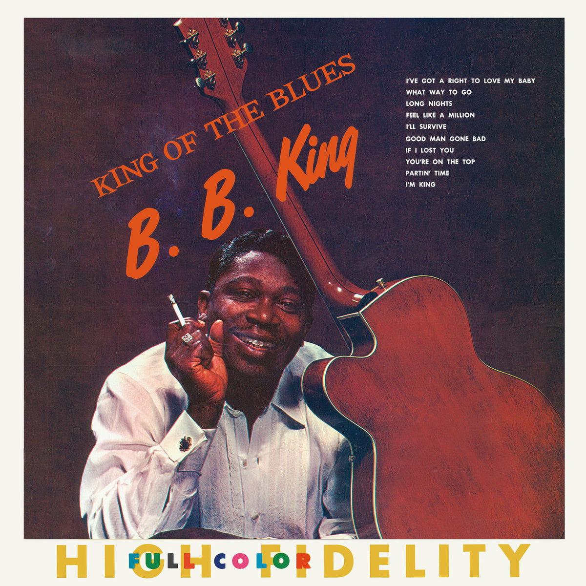 B.B. King – King of the blues (Coloured Vinyl) vinyl record cover