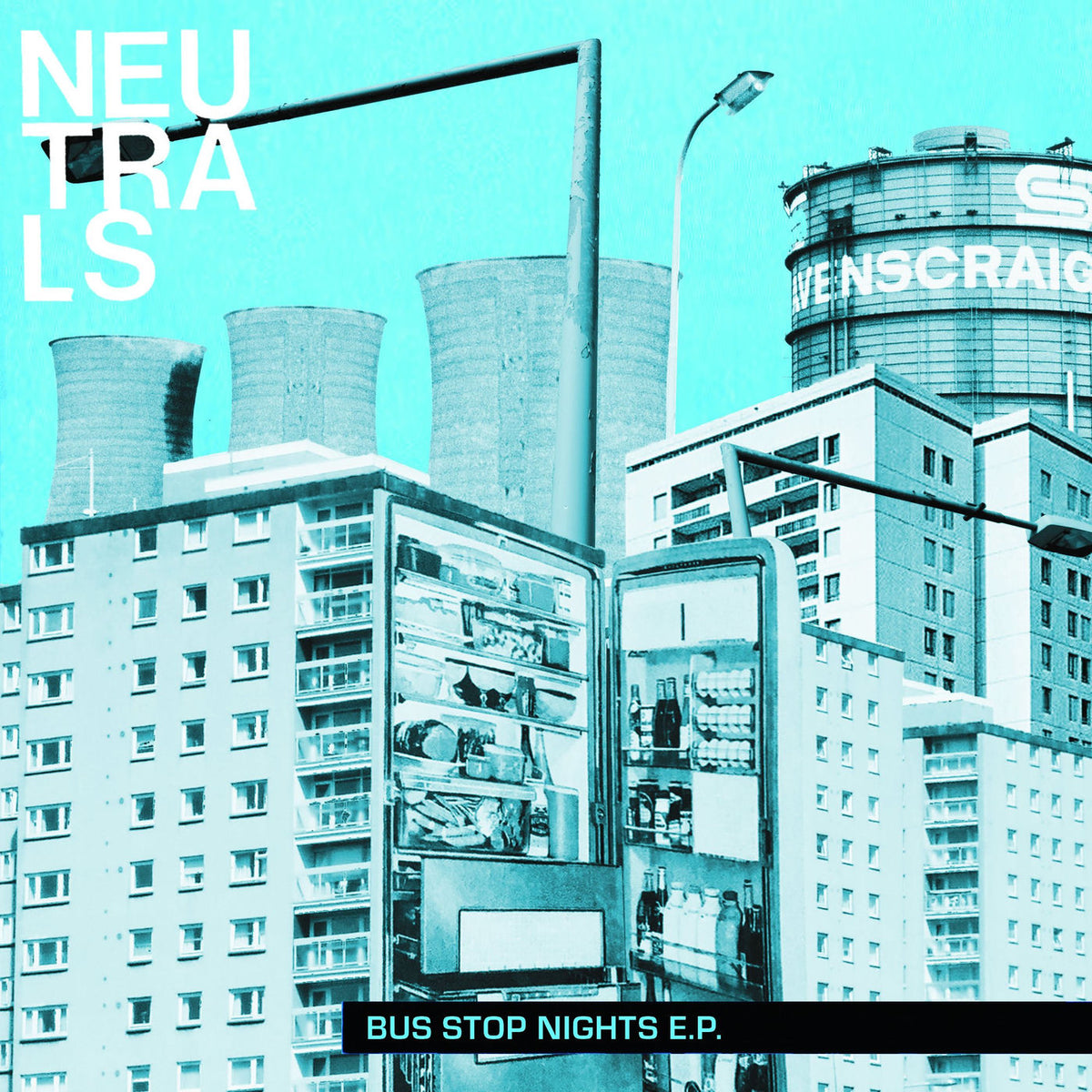 Neutrals – Bus Stop Nights EP vinyl cover