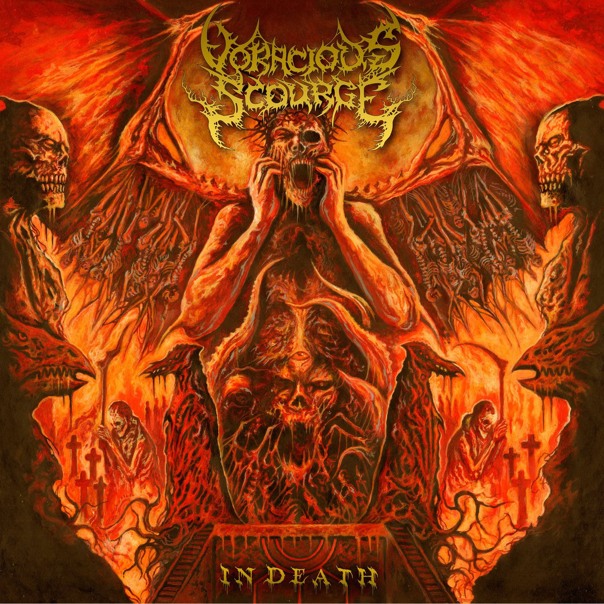Voracious Scourge – In Death vinyl record cover