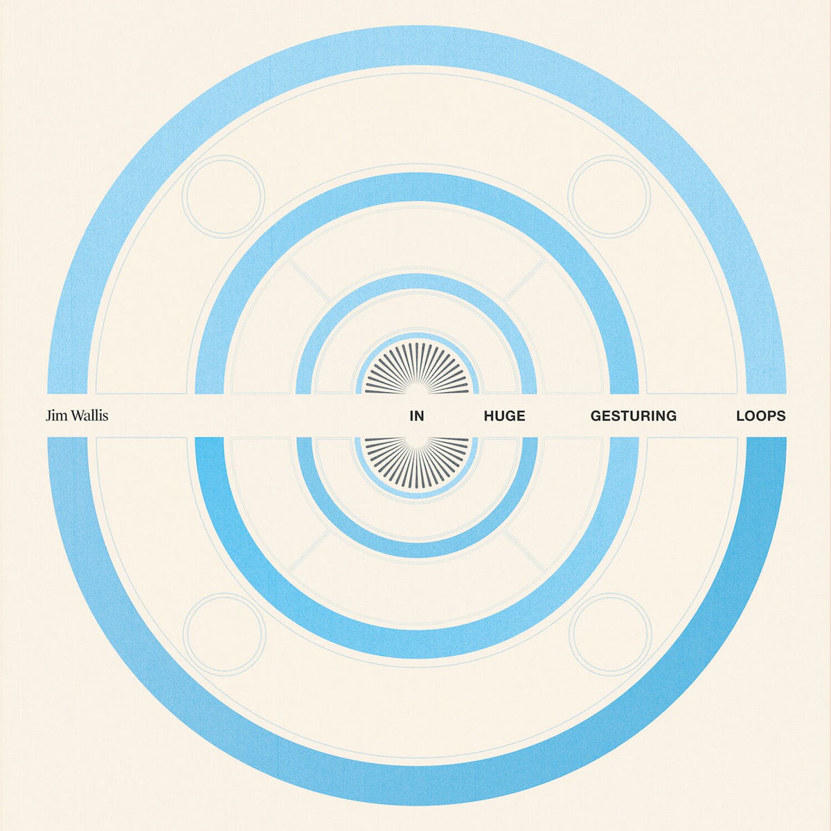 Jim Wallis – In Huge Gesturing Loops vinyl record cover