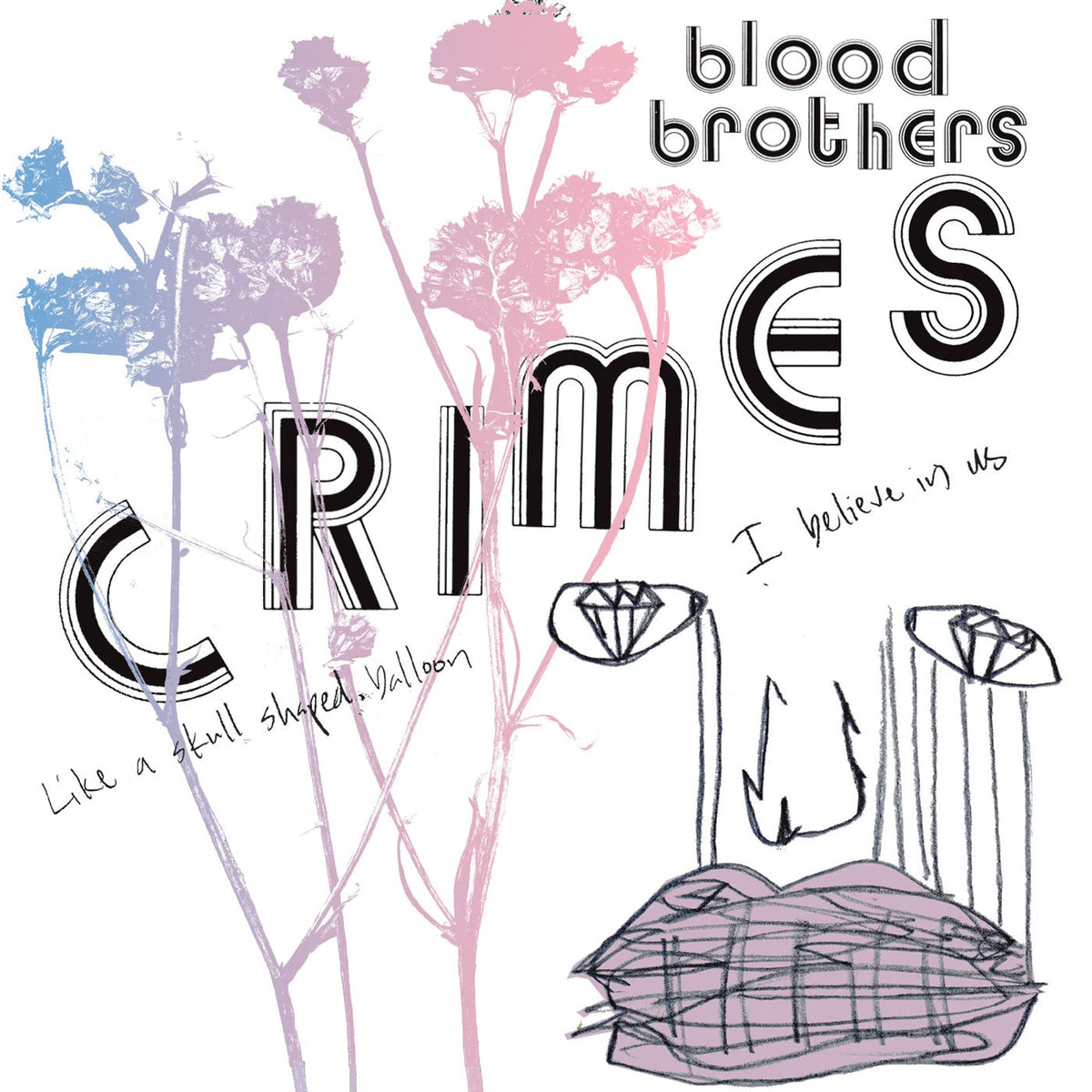 Blood Brothers – Crimes (Reissue Bone White Vinyl) vinyl record cover