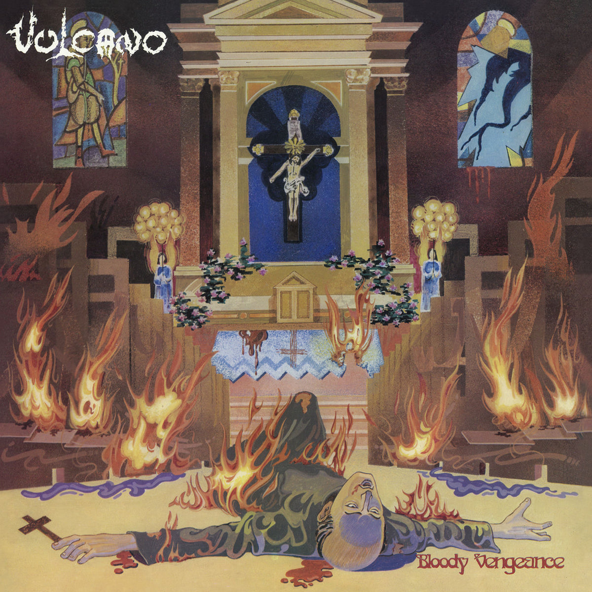 Vulcano – Bloody Vengeance vinyl record cover