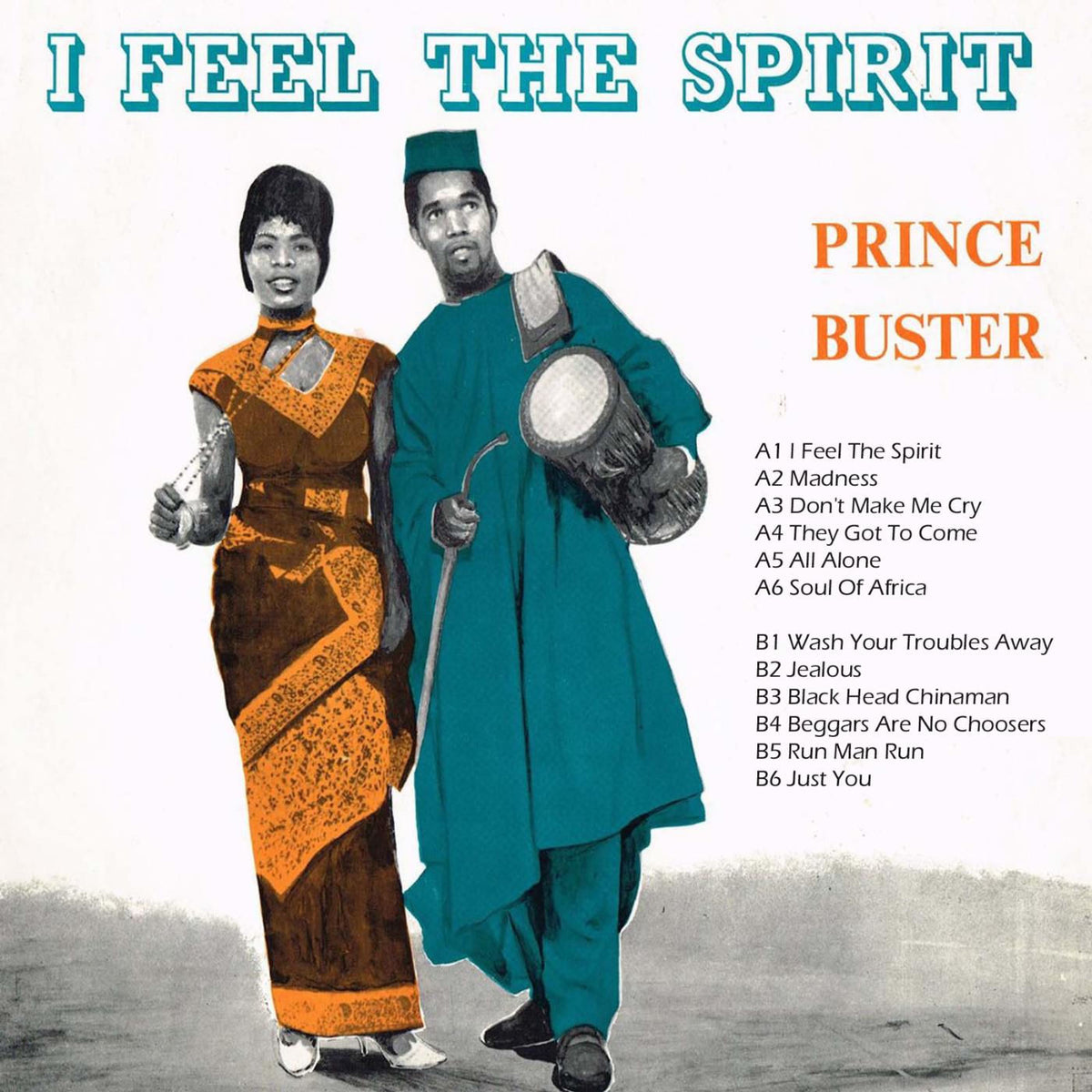 Prince Buster – I Feel the Spirit vinyl record cover