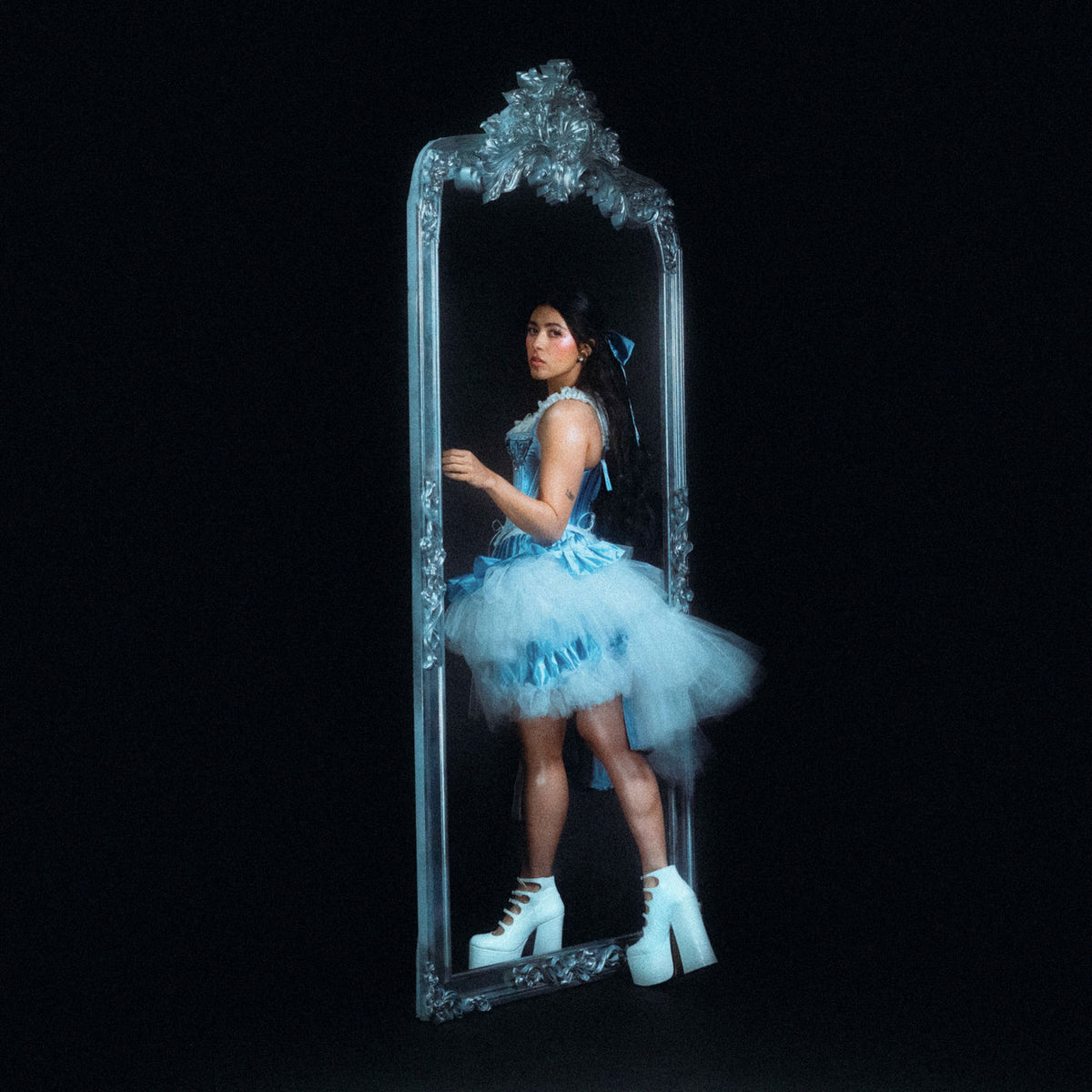 Pom Pom Squad – Mirror Starts Moving Without Me vinyl record cover