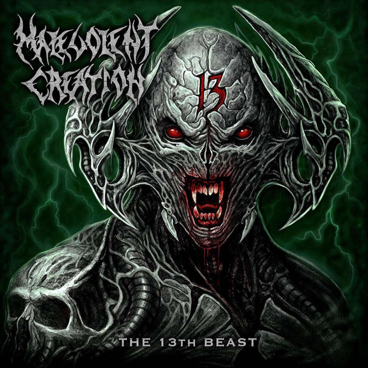 Malevolent Creation – The 13th Beast vinyl record cover