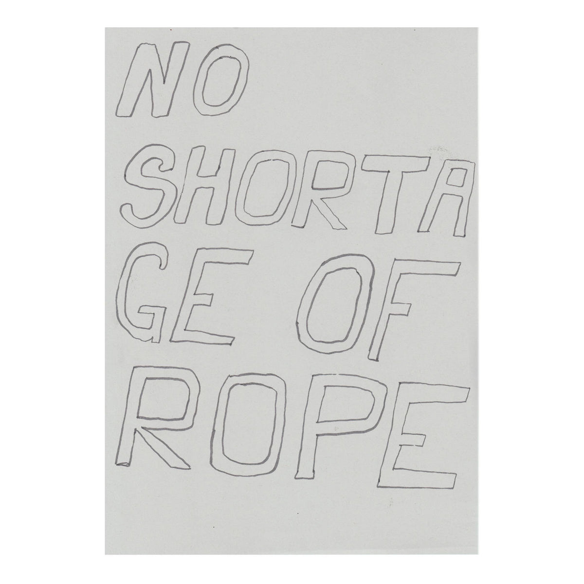 Nick Klein – No Shortage of Rope vinyl record cover