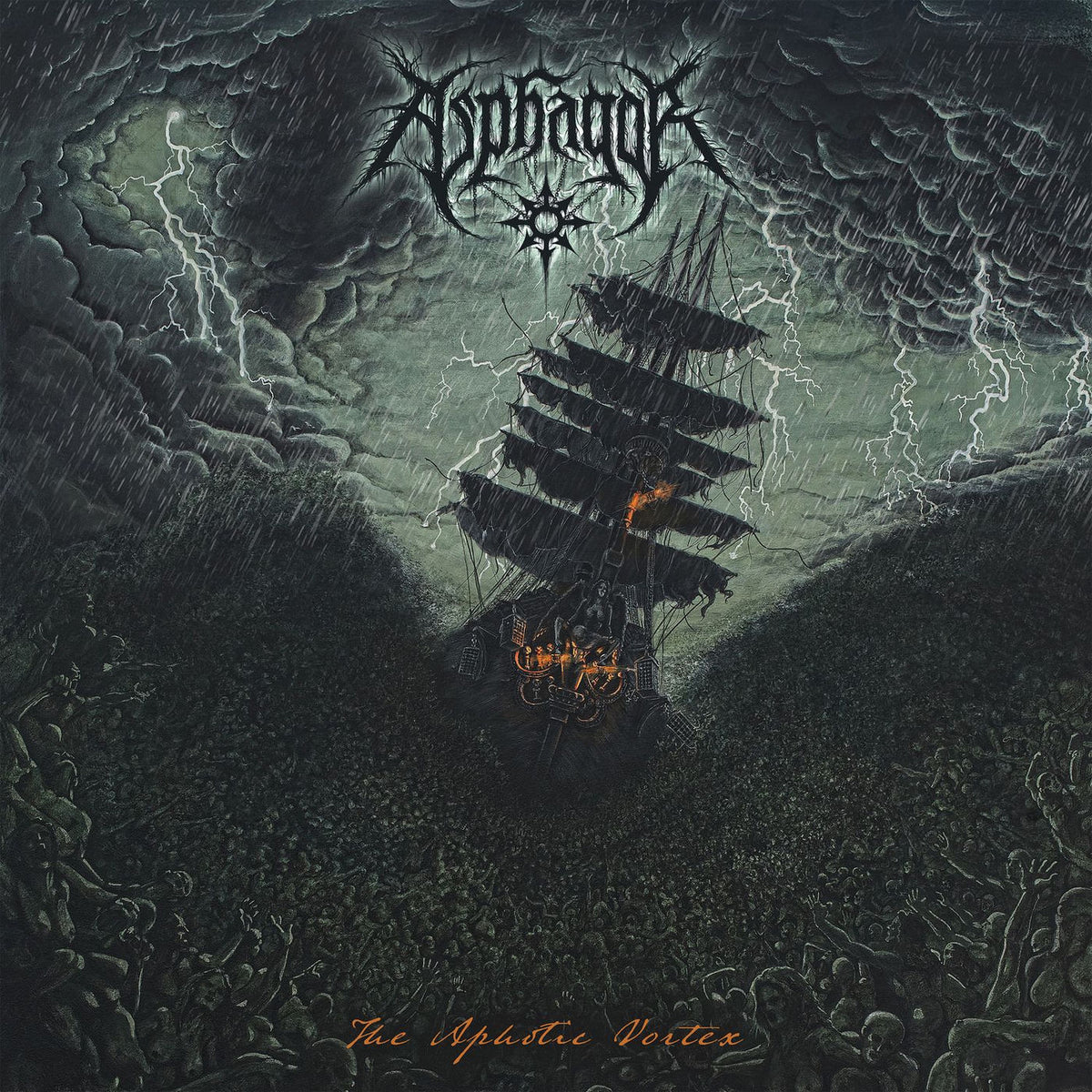 Asphagor – The Aphotic Vortex vinyl record cover