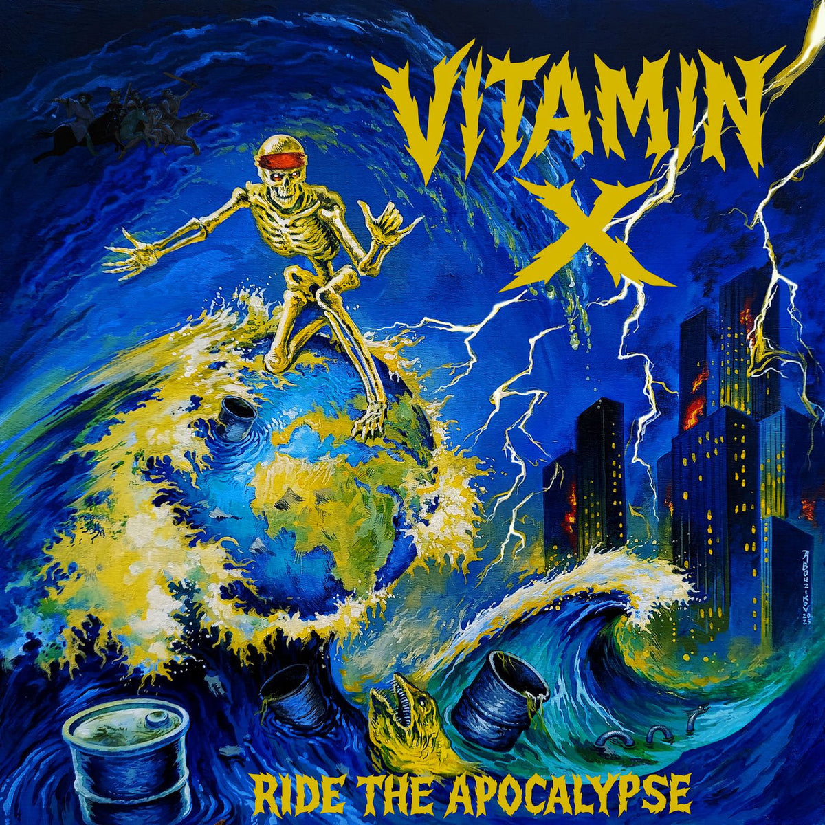 Vitamin X – The Apocalypse vinyl record cover