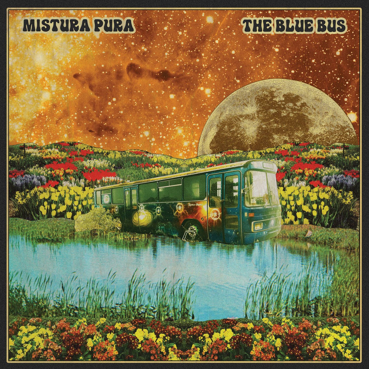 Mistura Pura – Blue Bus vinyl record cover