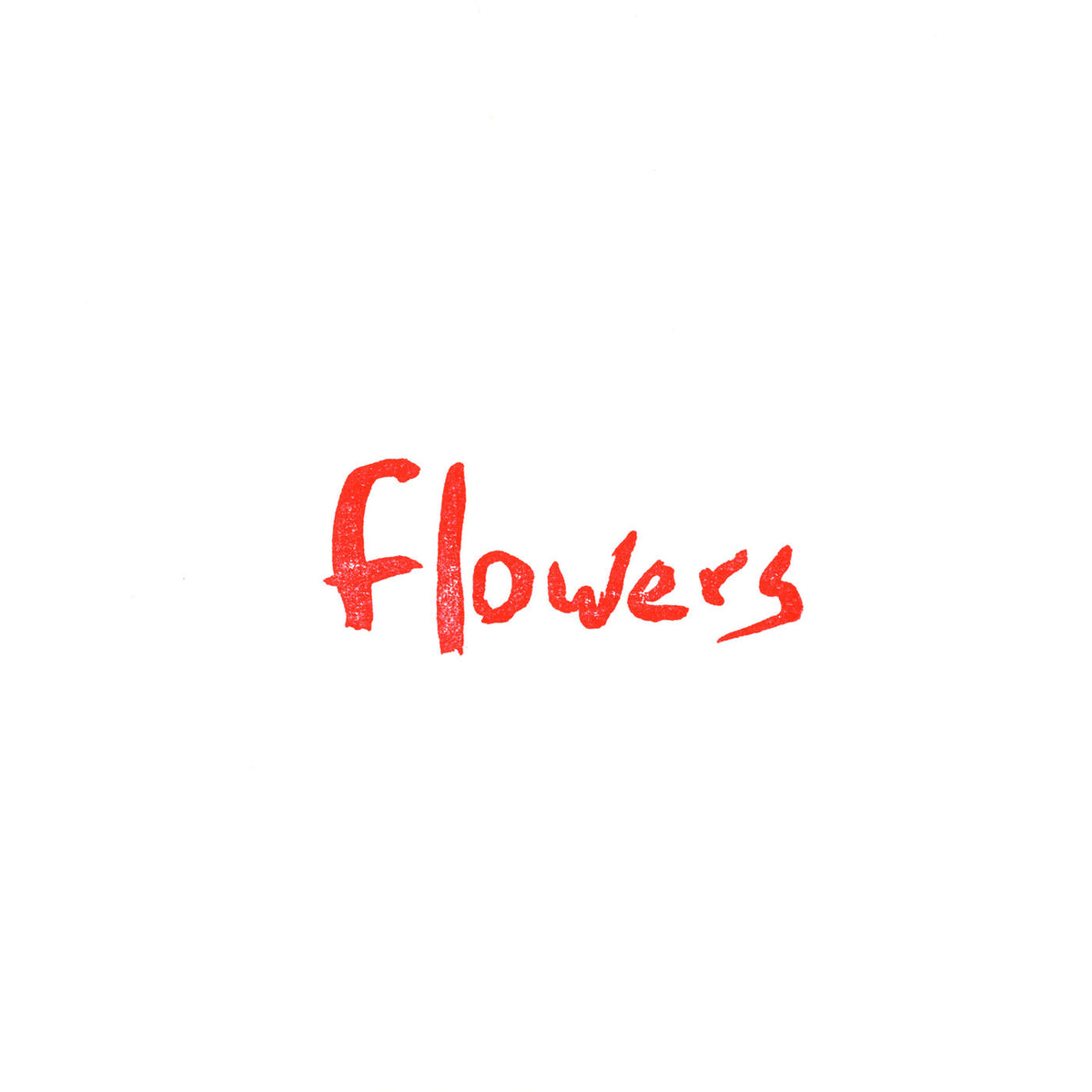 Flowers – Say 123 vinyl cover