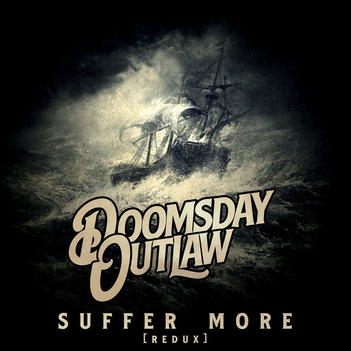 Doomsday Outlaw – Suffer More (TRANSPARENT BLUE VINYL) vinyl record cover